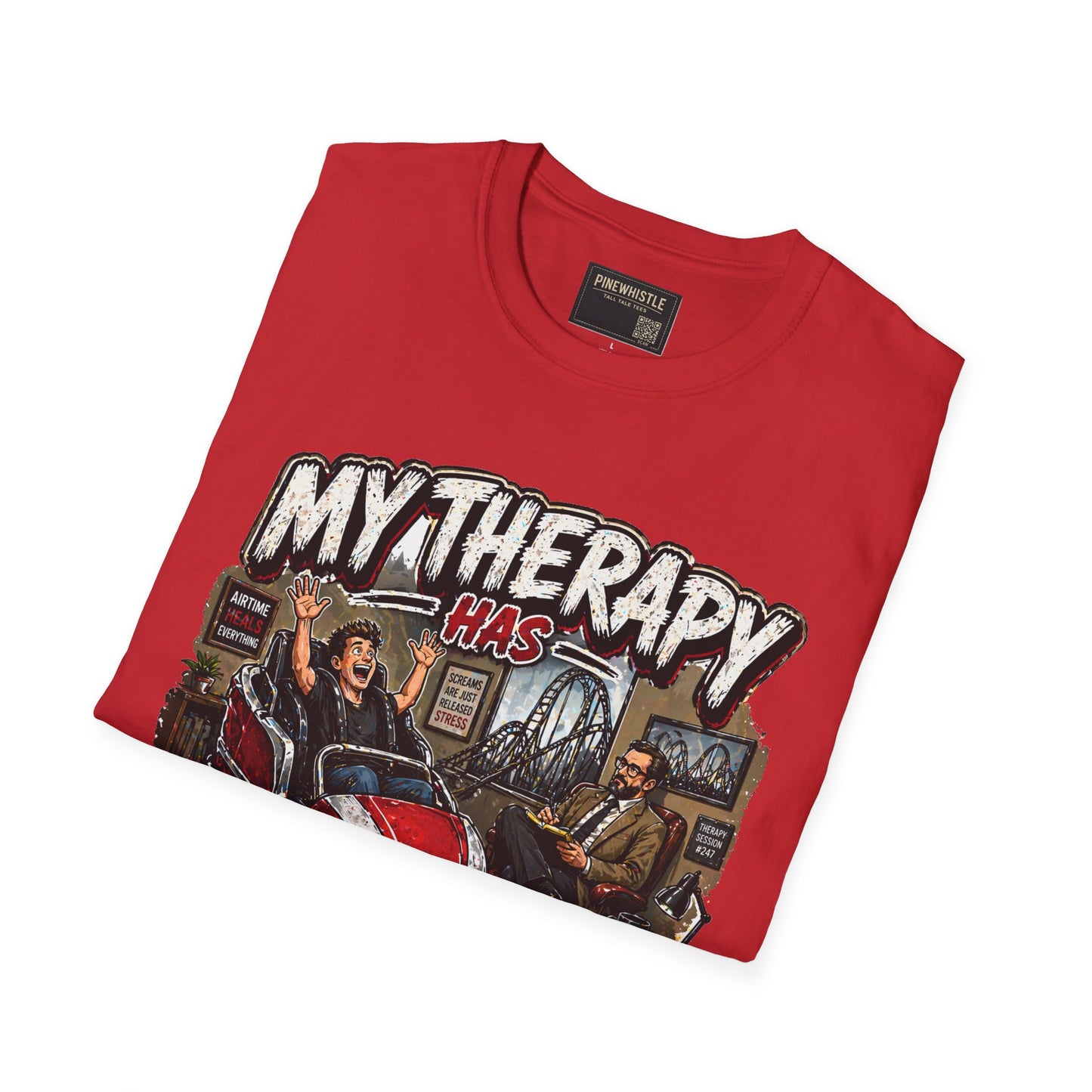 ‘My Therapy Has Restraints' Roller Coaster Tee