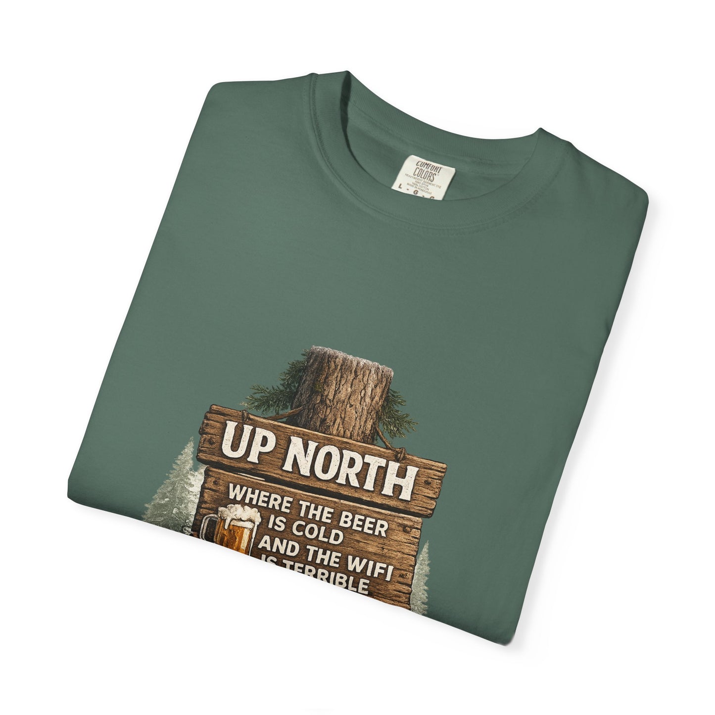 ‘Up North' Wood Sign Hoodie