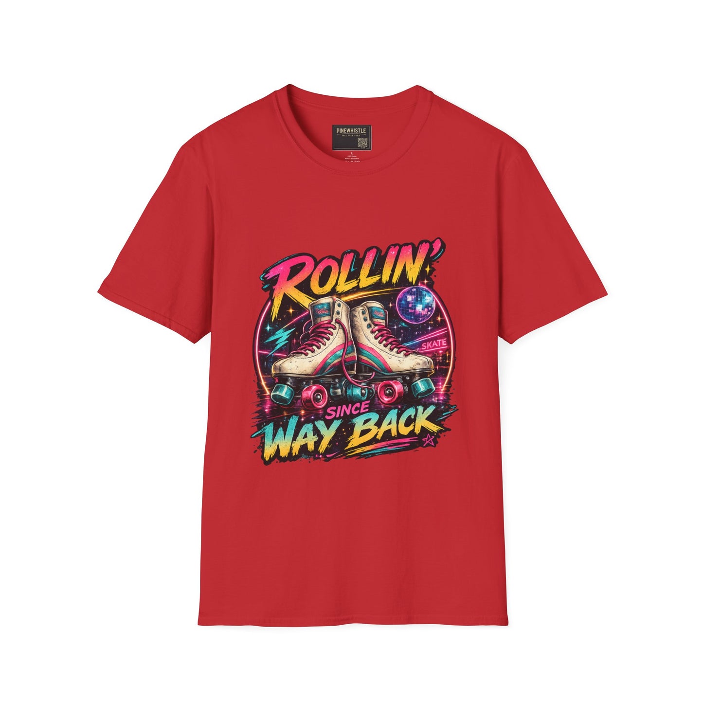 ‘Rollin Since Way Back’ Roller Skate Tee