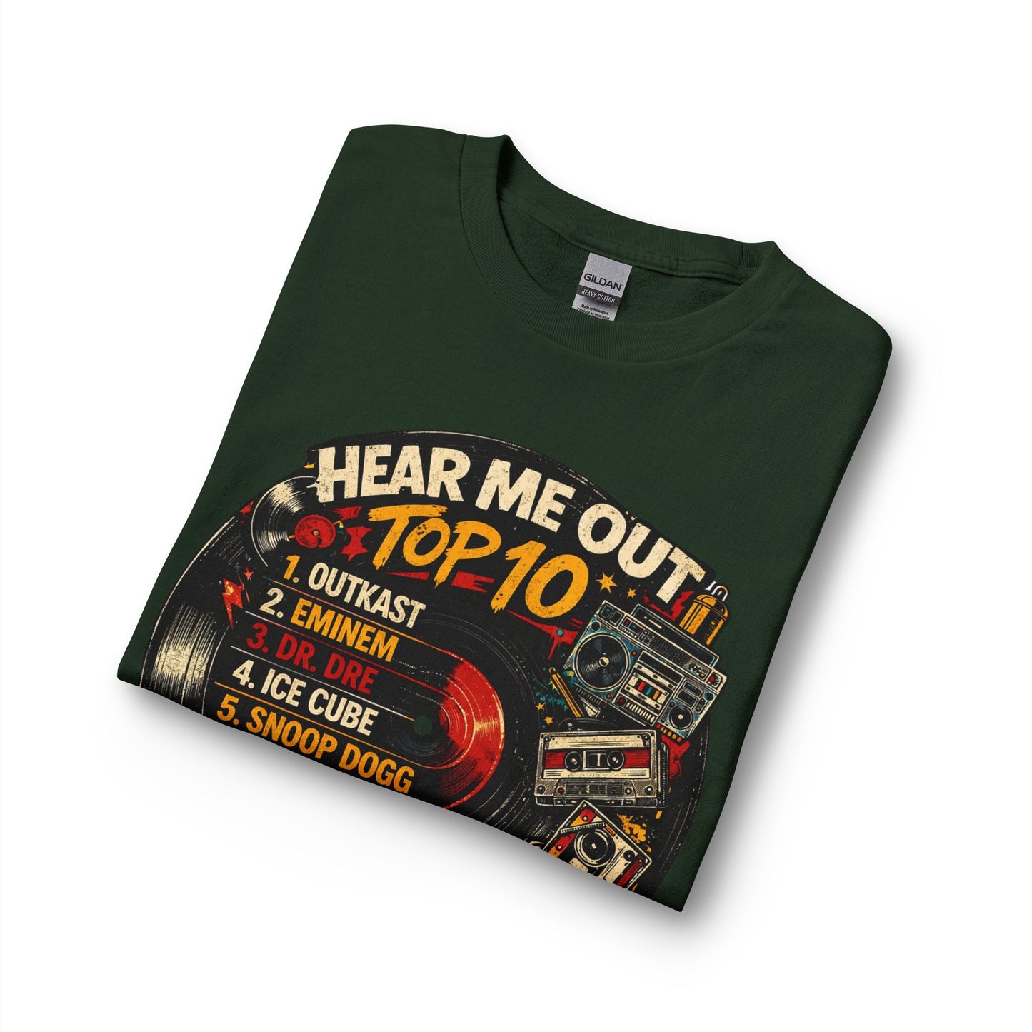 ‘Hear Me Out’ Top 10 Rap Legends Vintage Long Sleeve Tee