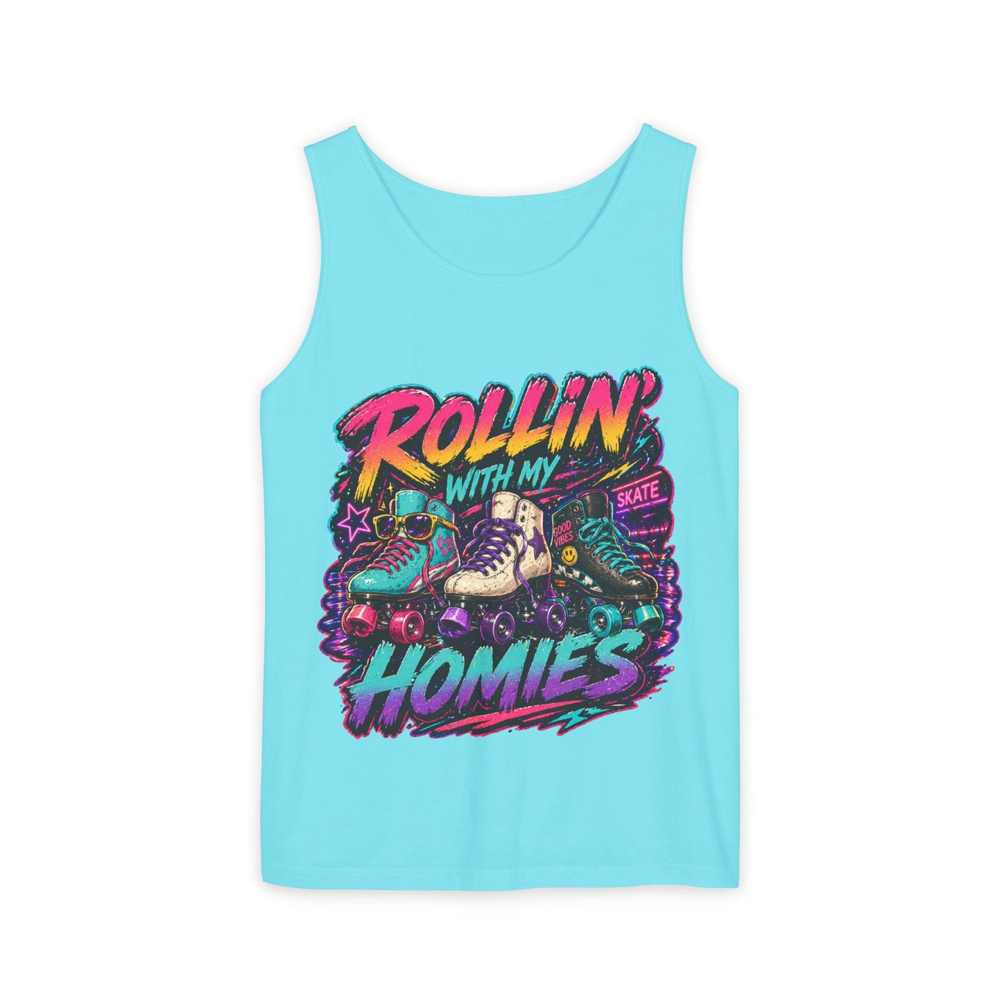 Roller Skating ‘Rollin' With My Homies’ tank