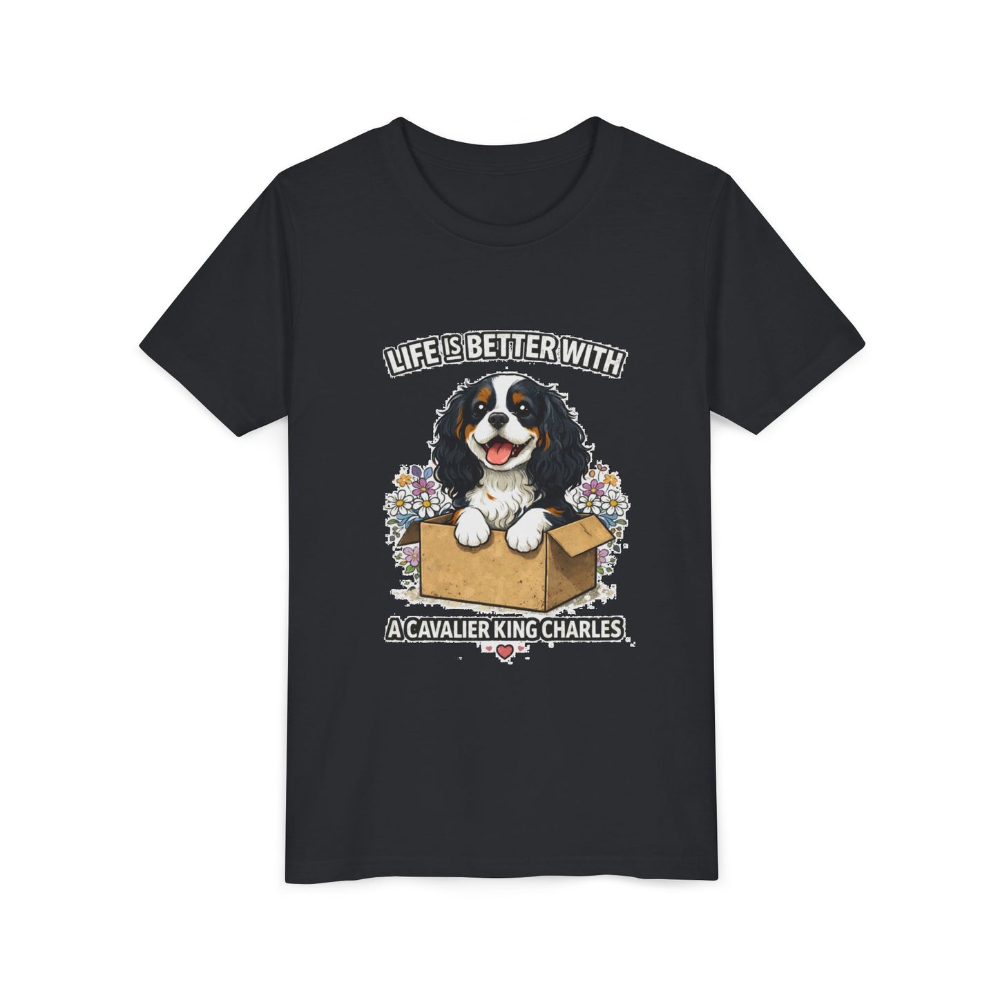 ‘Life Is Better With A Cavalier King Charles’ Youth Tee