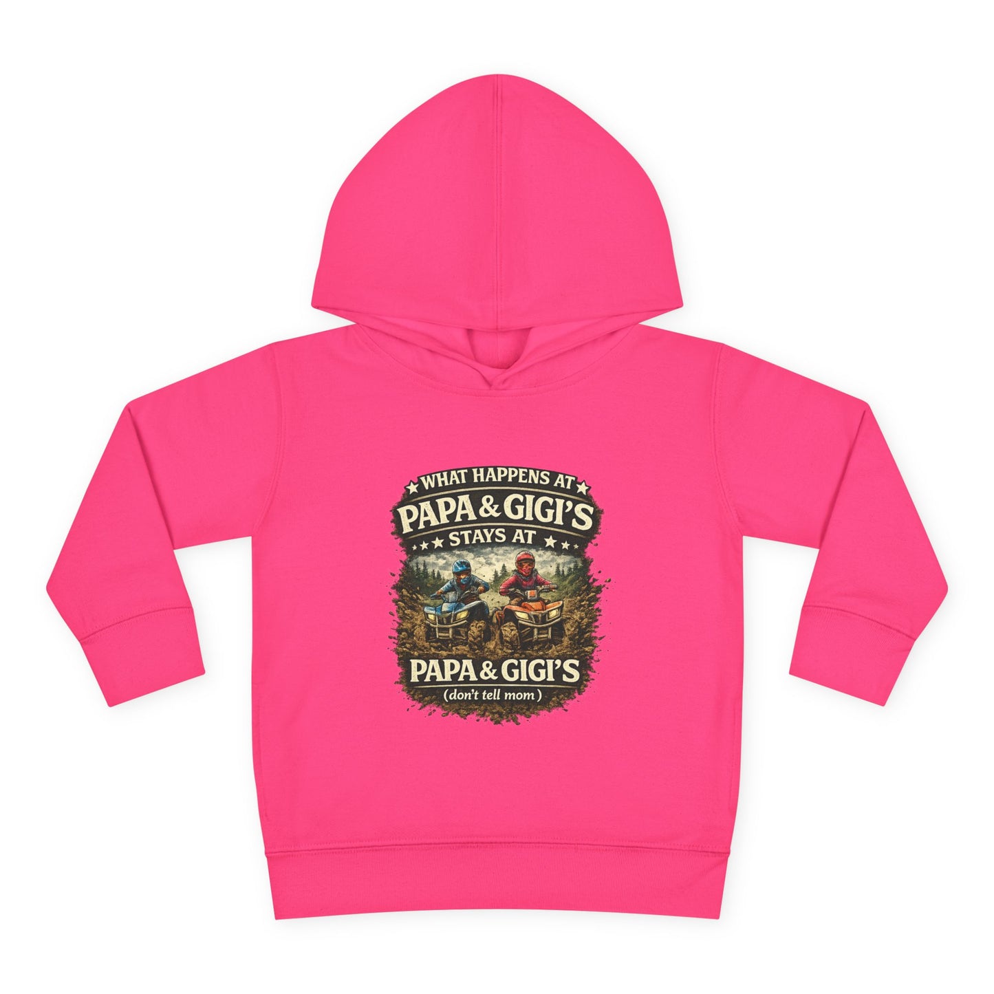 ‘What Happens at Papa & Gigi's Stays at Papa & Gigi's’ Toddler Hoodie
