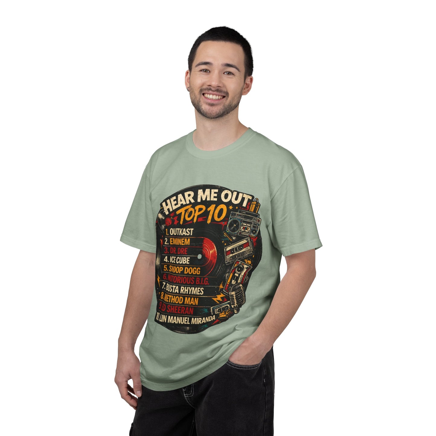 ‘Hear Me Out’ Top 10 Rap Legends Tee