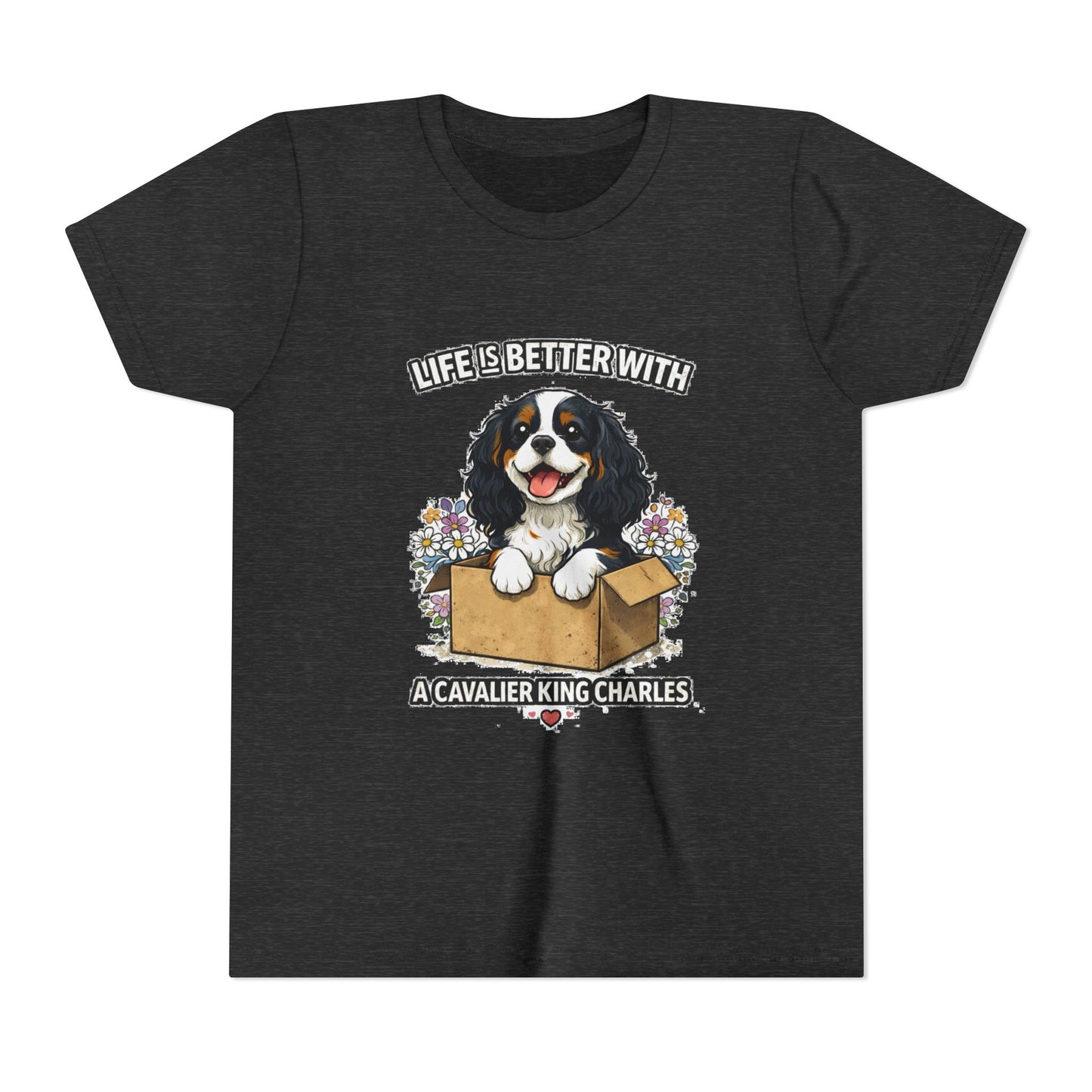 ‘Life Is Better With A Cavalier King Charles’ Youth Tee