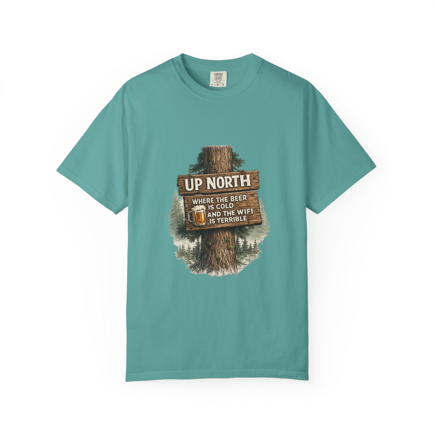 ‘Up North’ Wood Sign Tee