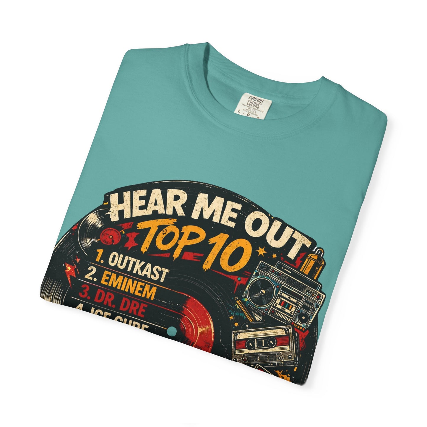 ‘Hear Me Out’ Top 10 Rap Legends Tee