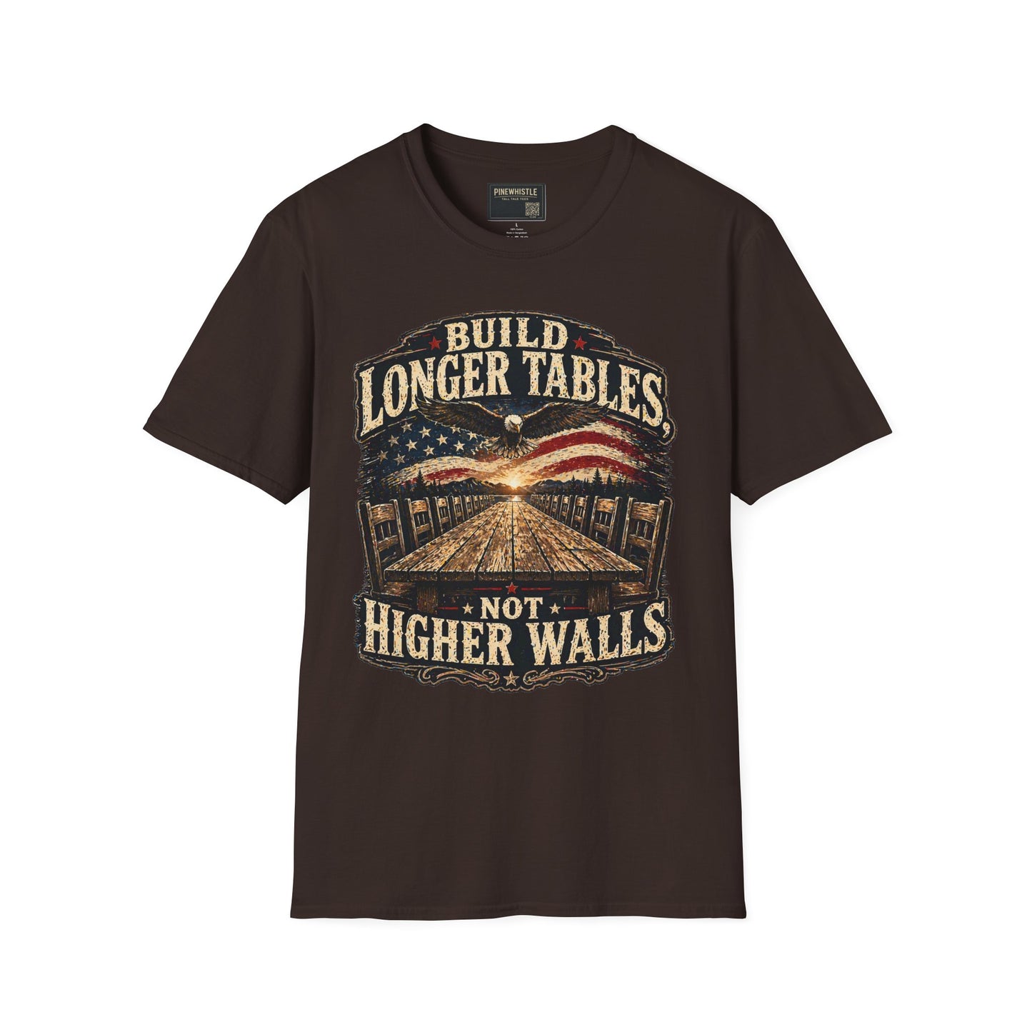 ‘Build Longer Tables Not Higher Walls’ USA Tee