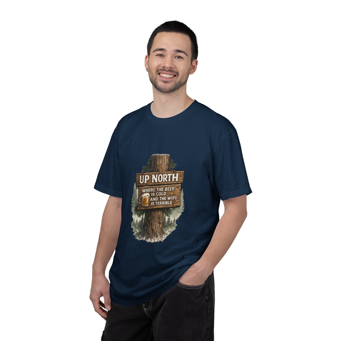 ‘Up North’ Wood Sign Tee