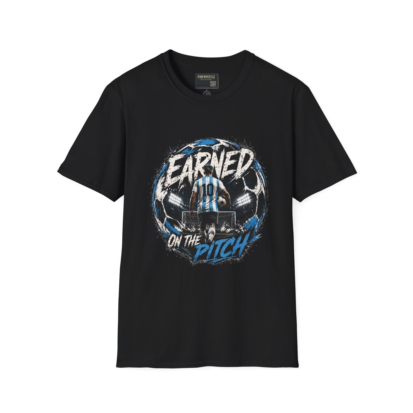 ‘Earned on the Pitch’ Soccer Tee