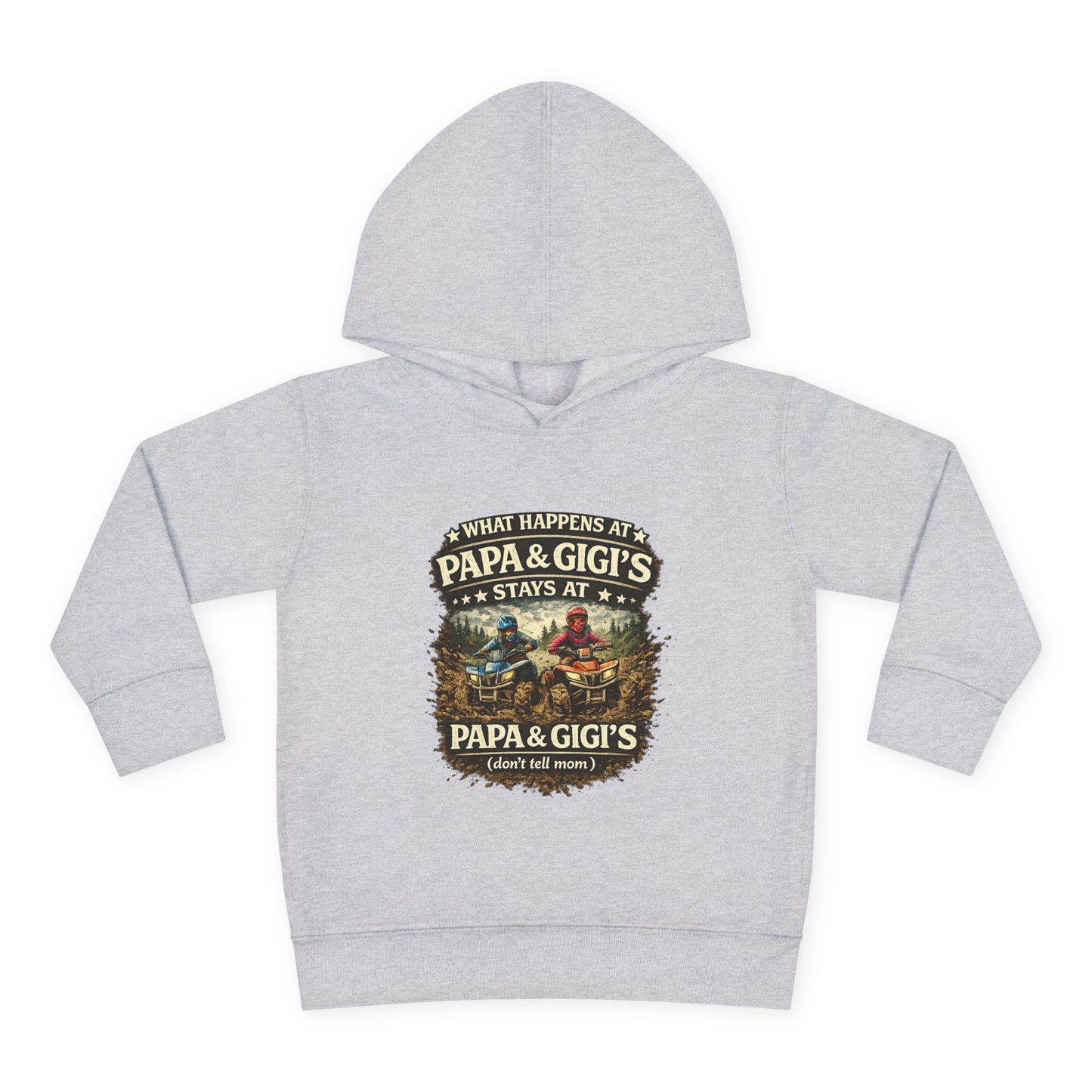 ‘What Happens at Papa & Gigi's Stays at Papa & Gigi's’ Toddler Hoodie