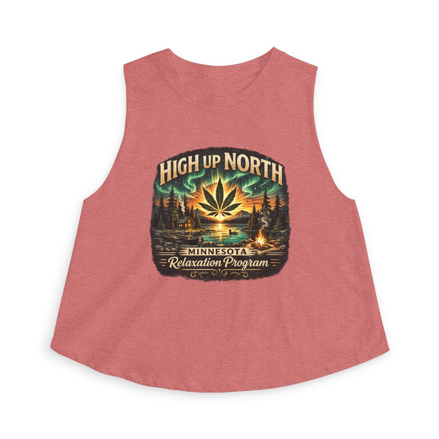 ‘High Up North’ Women’s Crop Top Tank