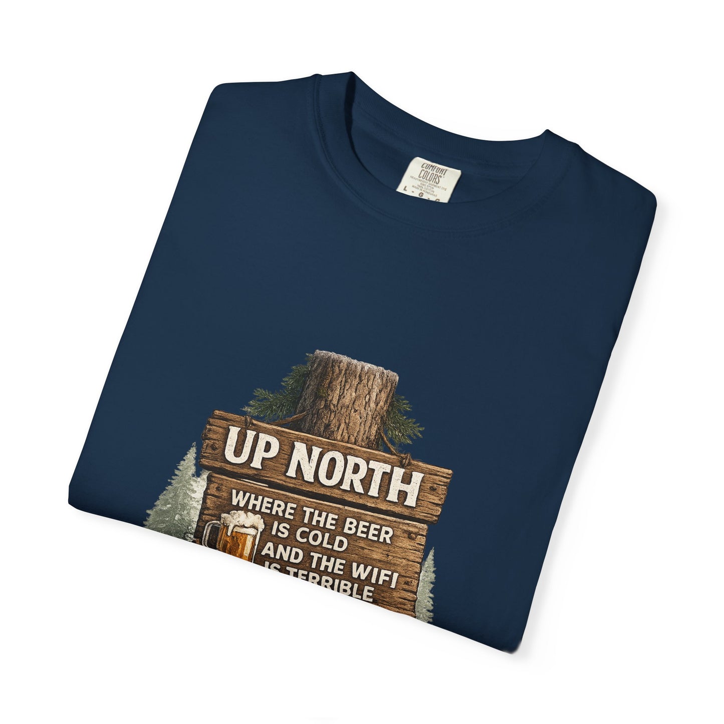 ‘Up North’ Wood Sign Tee