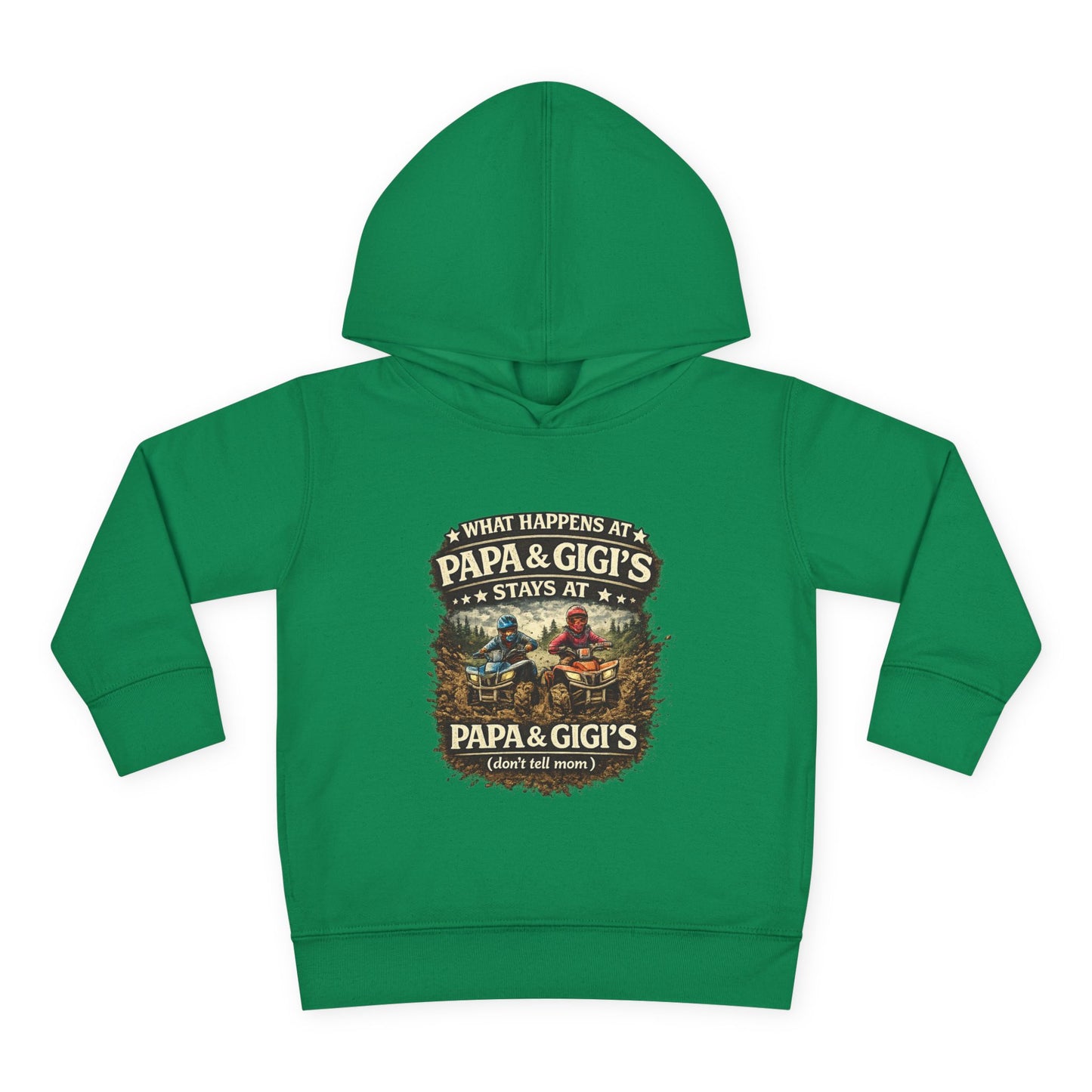 ‘What Happens at Papa & Gigi's Stays at Papa & Gigi's’ Toddler Hoodie