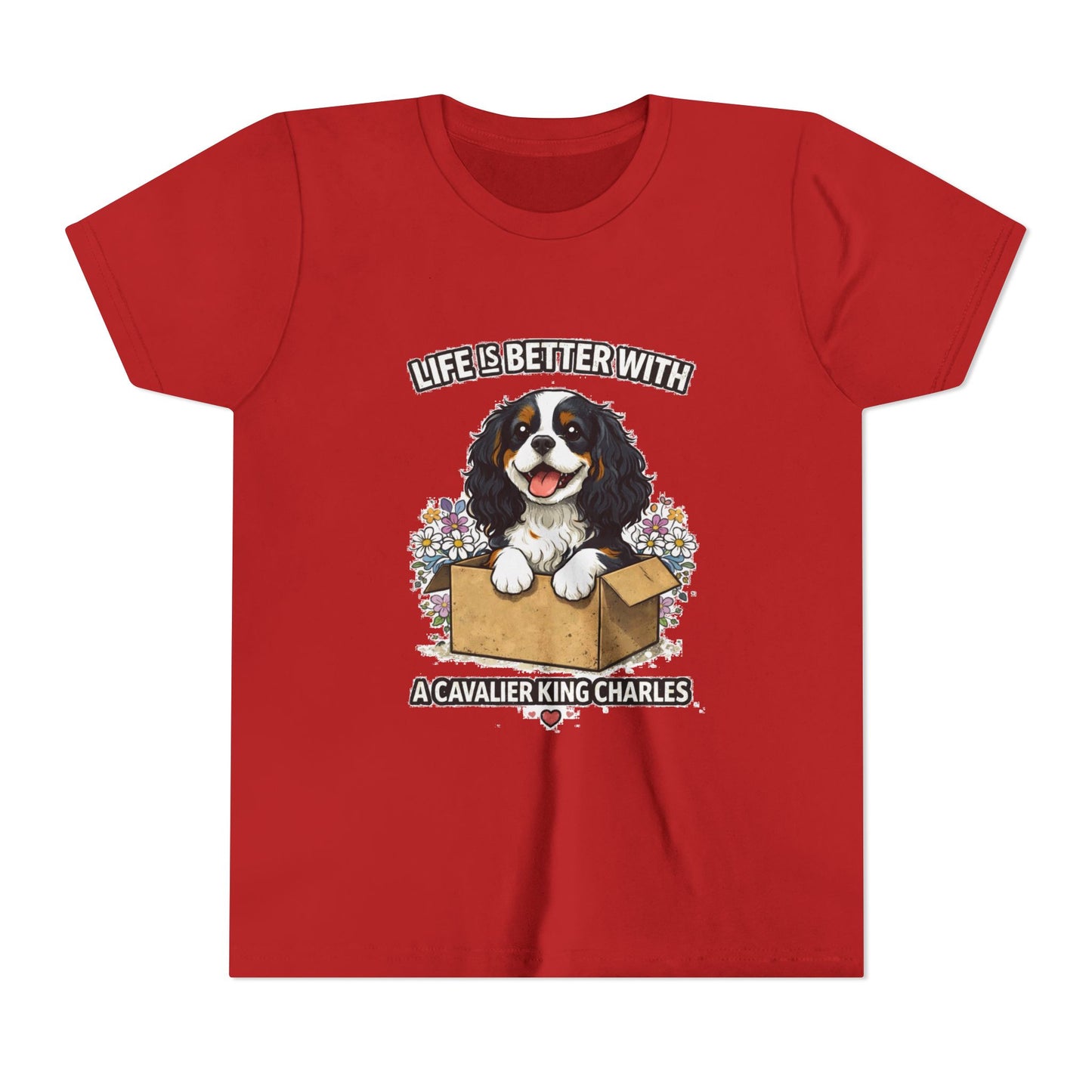 ‘Life Is Better With A Cavalier King Charles’ Youth Tee
