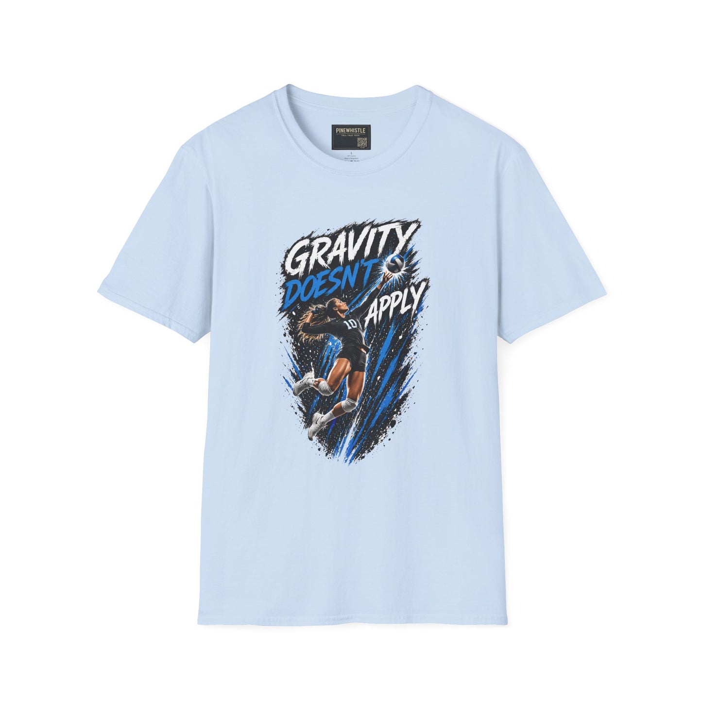 ‘Gravity Doesn't Apply’ Volleyball Tee