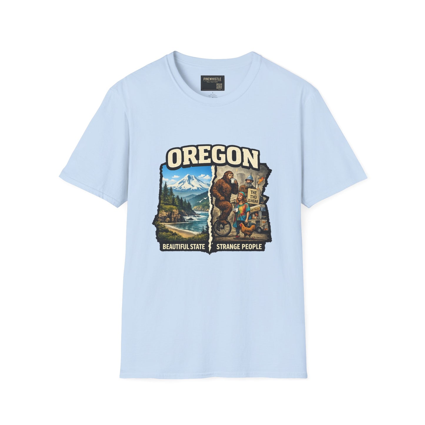 Oregon ‘Beautiful State, Strange People’ Tee