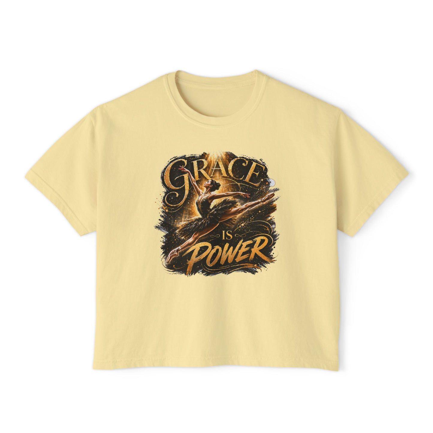 Ballet ‘Grace Is Power’ Women's Boxy Tee