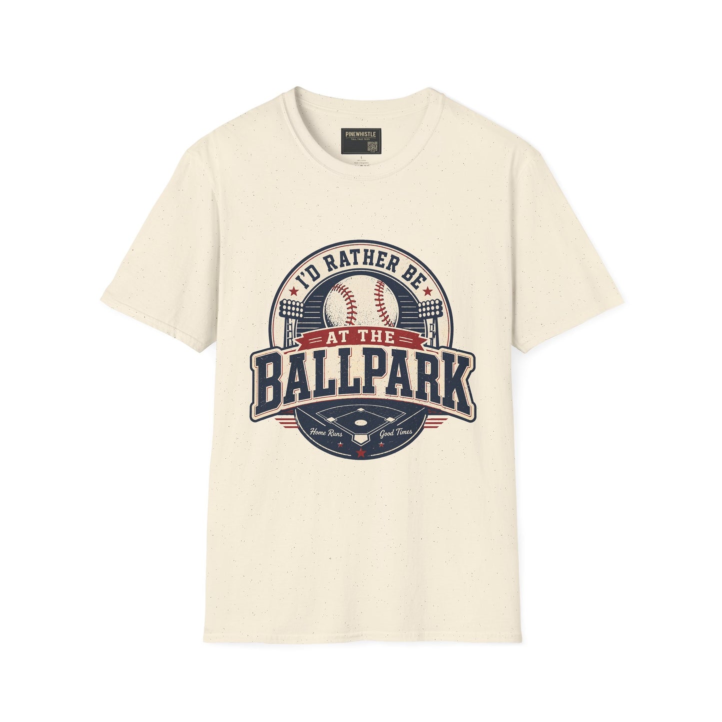 ‘I'd Rather Be At The Ballpark’ Baseball Tee