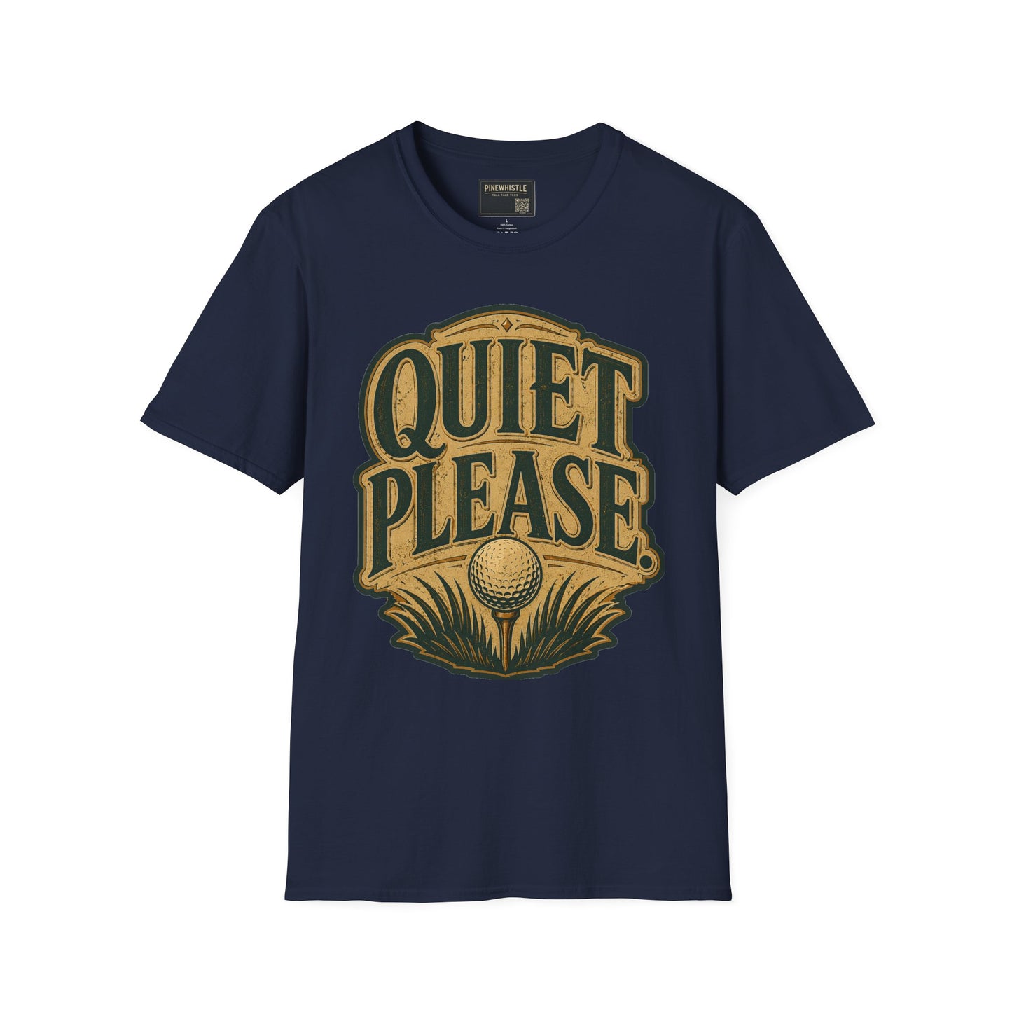 Golf 'Quiet Please' Tee