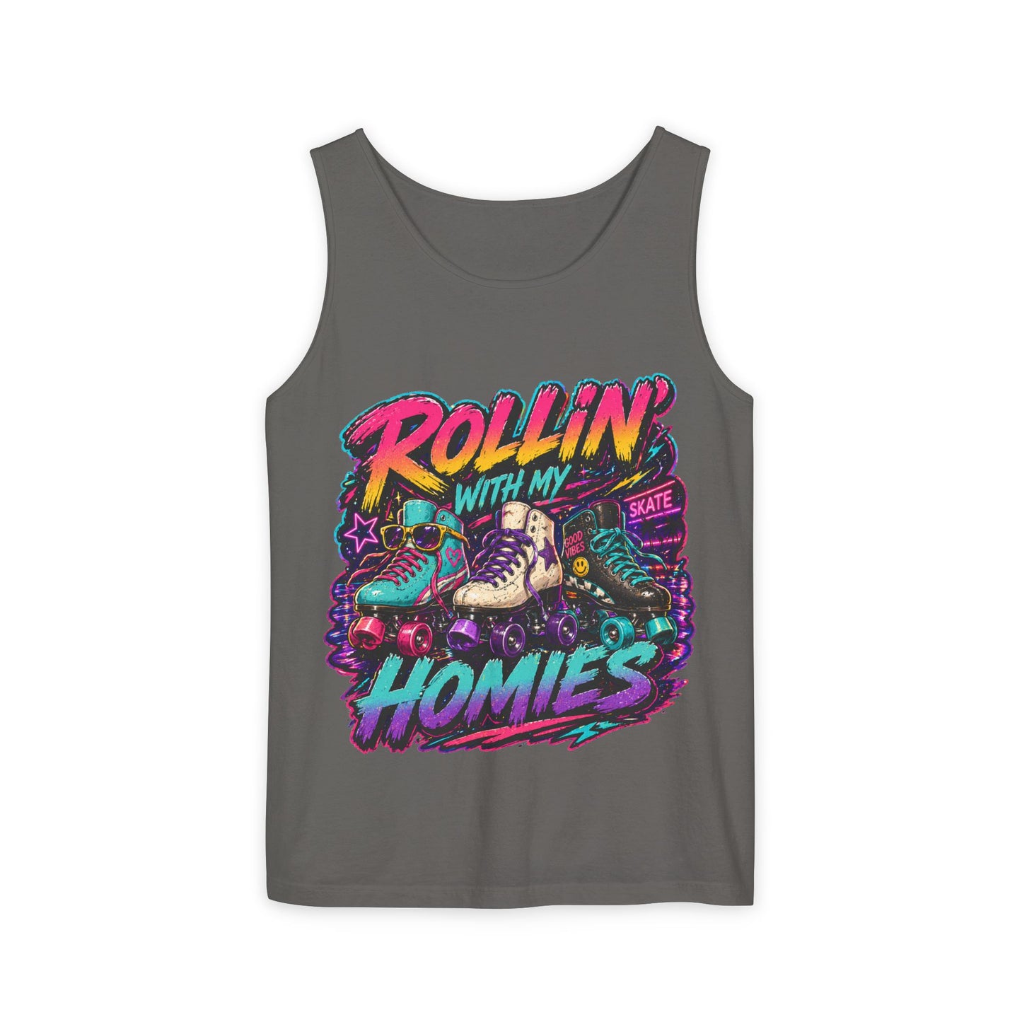 Roller Skating ‘Rollin' With My Homies’ tank