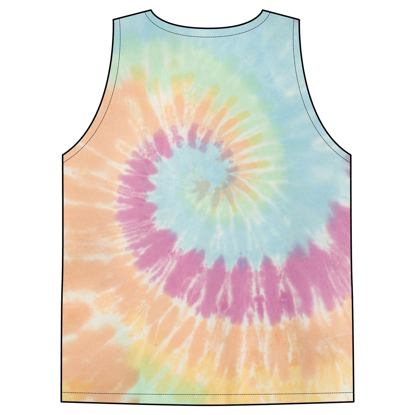 ‘Life Is Better With A Cavalier King Charles’ Tie-Dye Tank Top