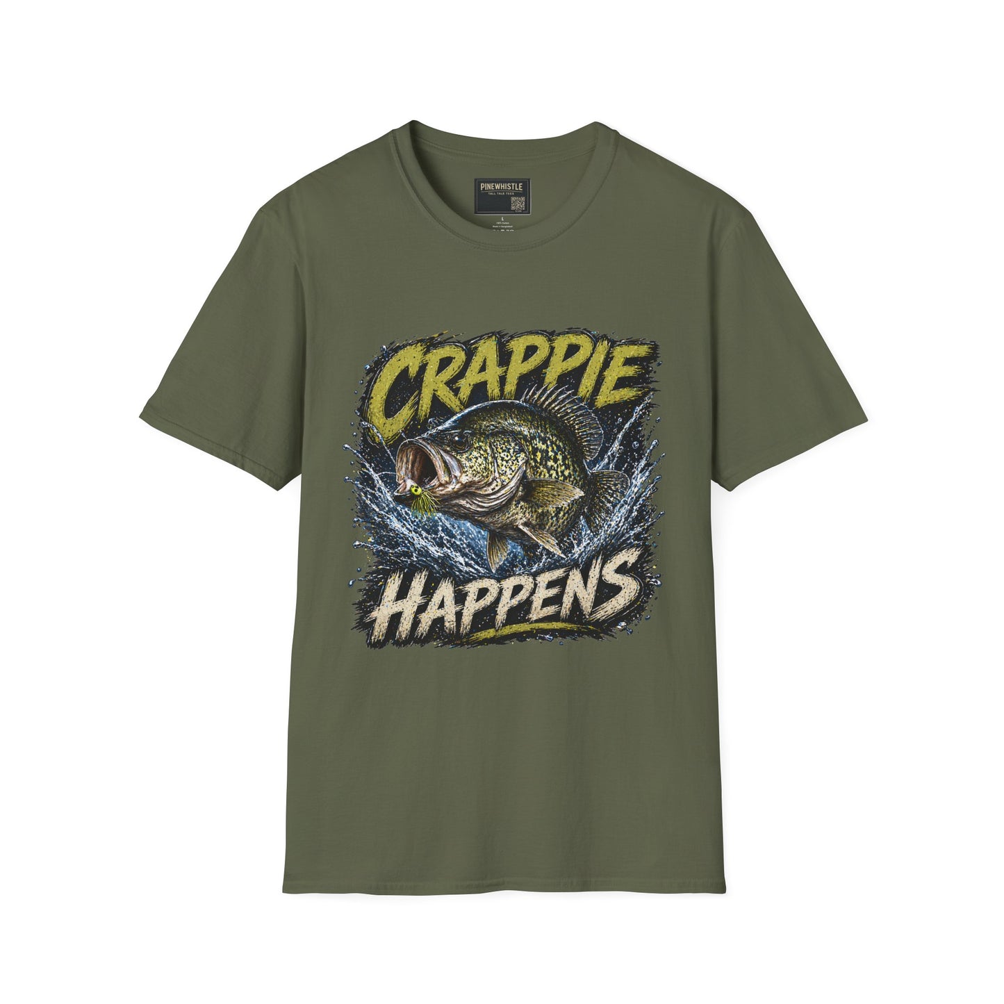 ‘Crappie Happens’ Fishing T-Shirt