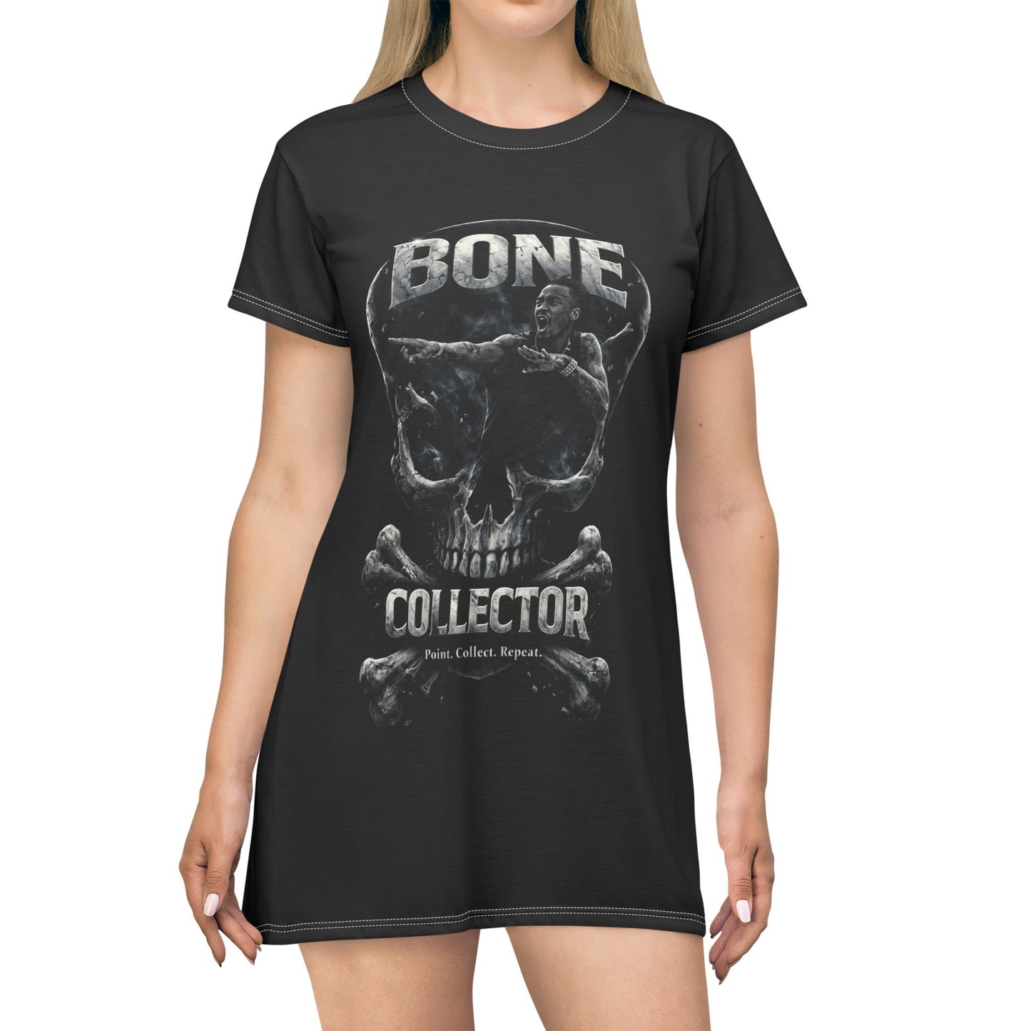 Bone Collector T-Shirt Dress