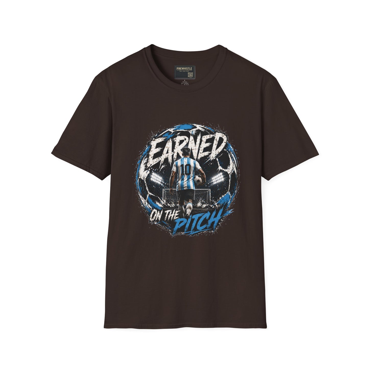 ‘Earned on the Pitch’ Soccer Tee
