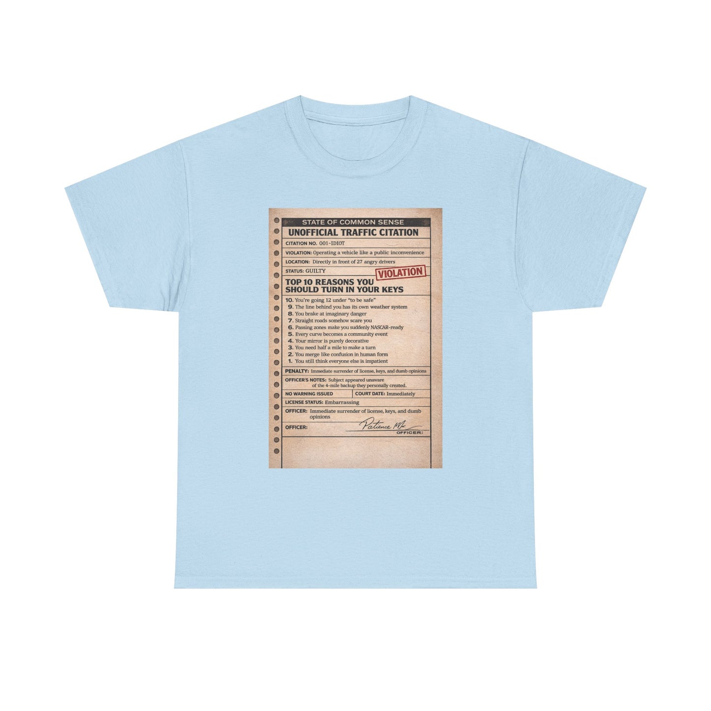 ‘You Can’t Drive’ tee