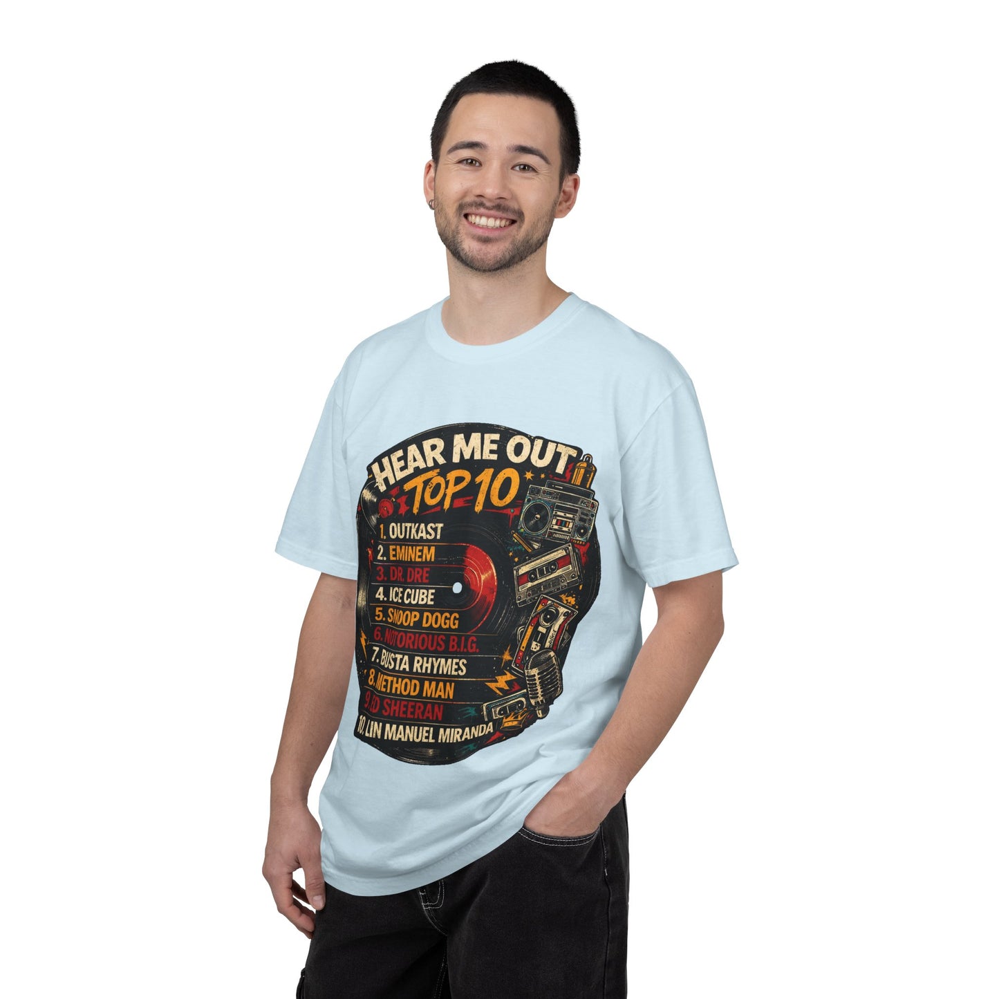 ‘Hear Me Out’ Top 10 Rap Legends Tee