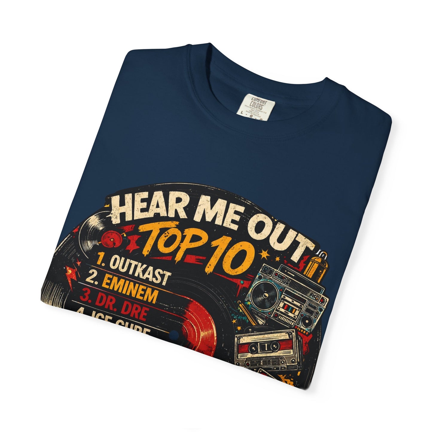 ‘Hear Me Out’ Top 10 Rap Legends Tee
