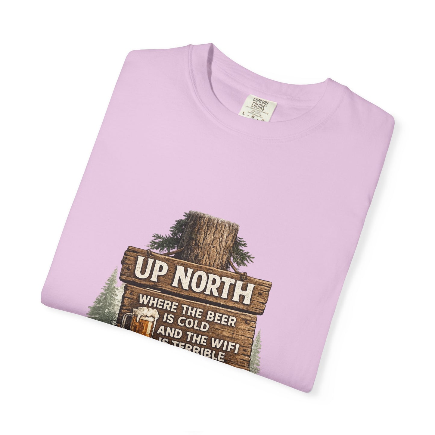 ‘Up North’ Wood Sign Tee