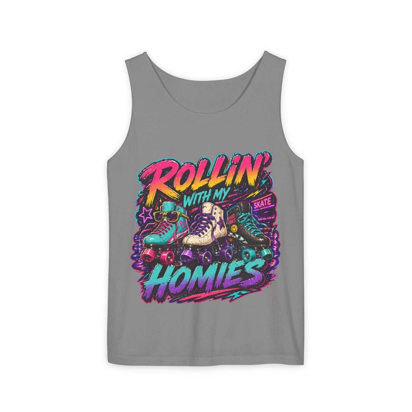 Roller Skating ‘Rollin' With My Homies’ tank