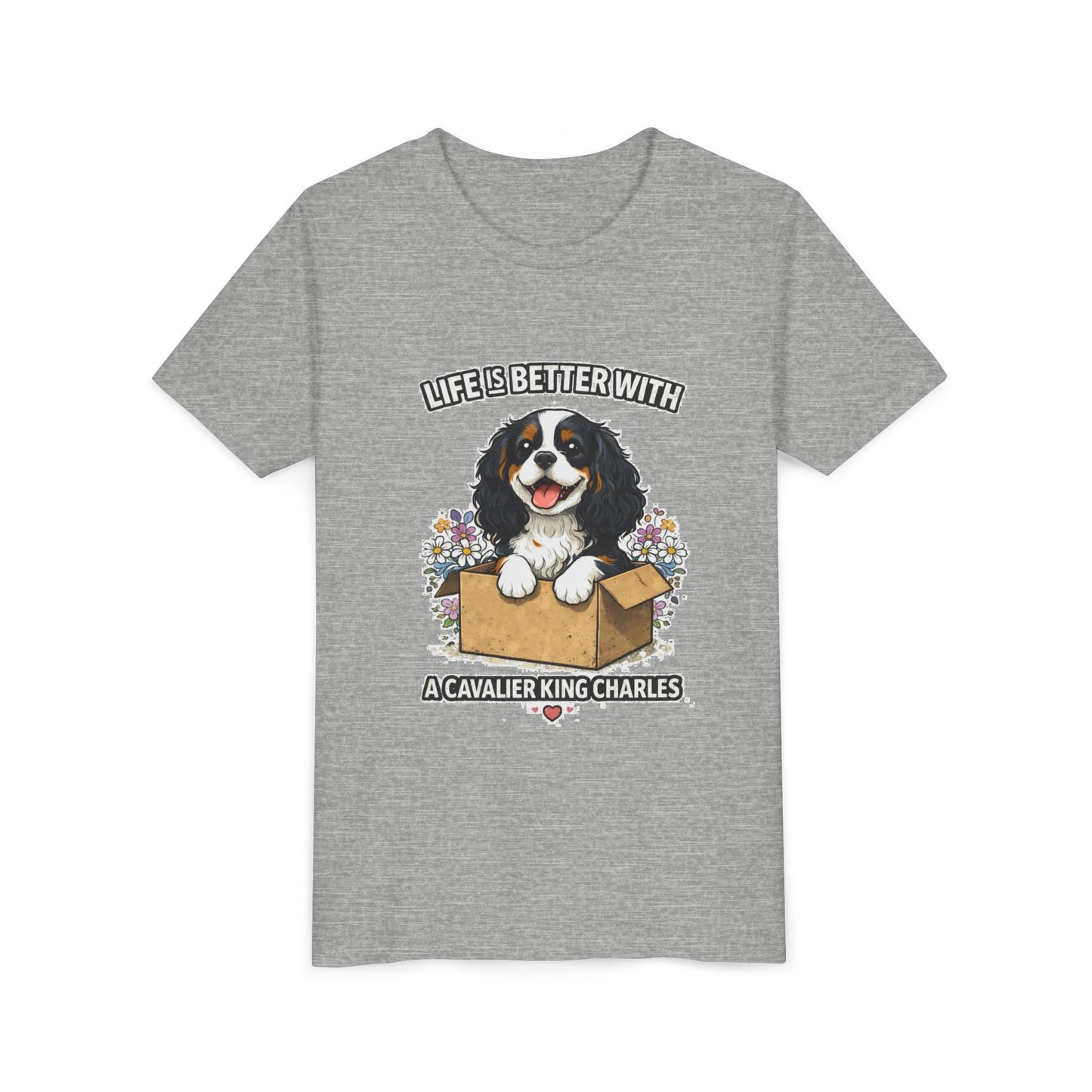 ‘Life Is Better With A Cavalier King Charles’ Youth Tee