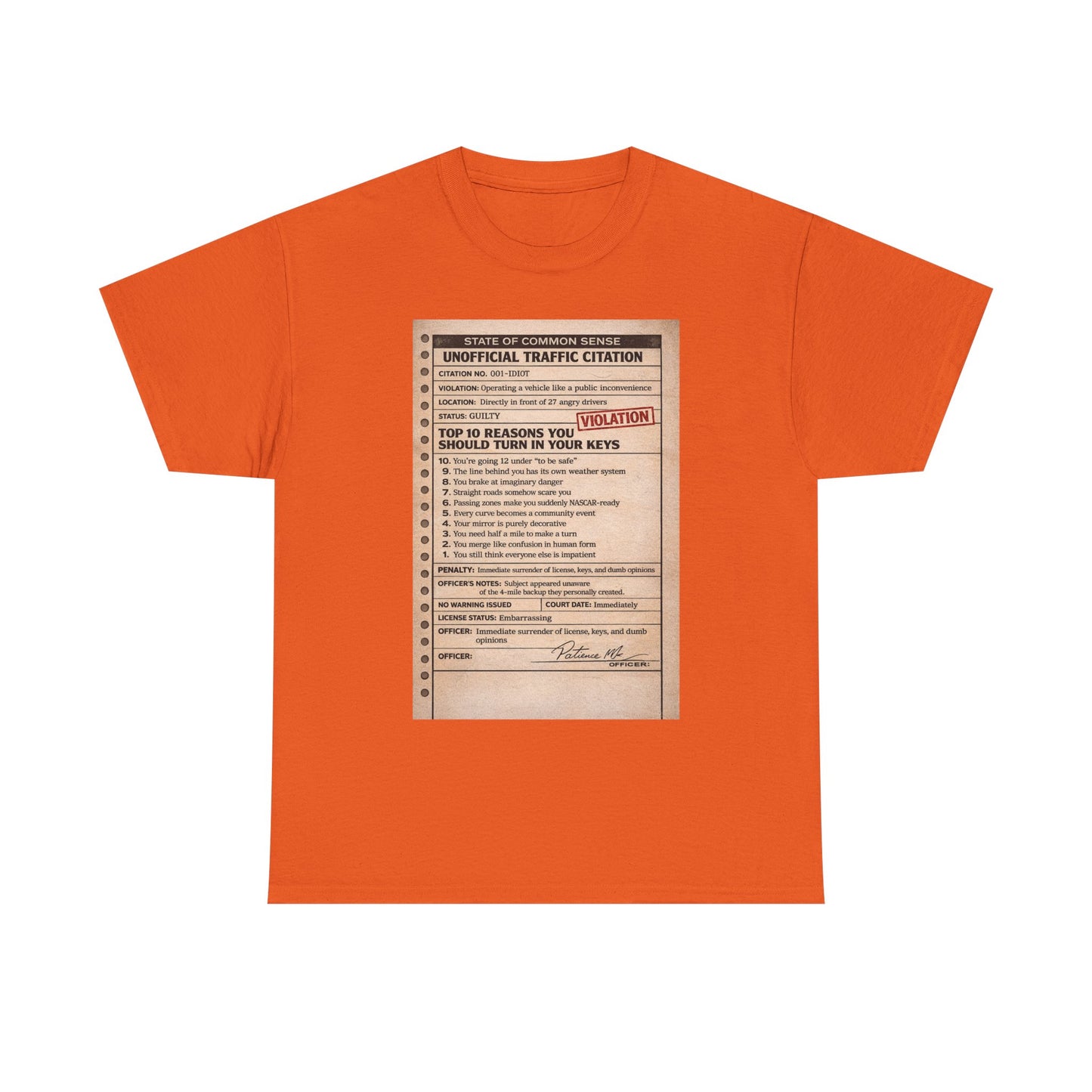 ‘You Can’t Drive’ tee