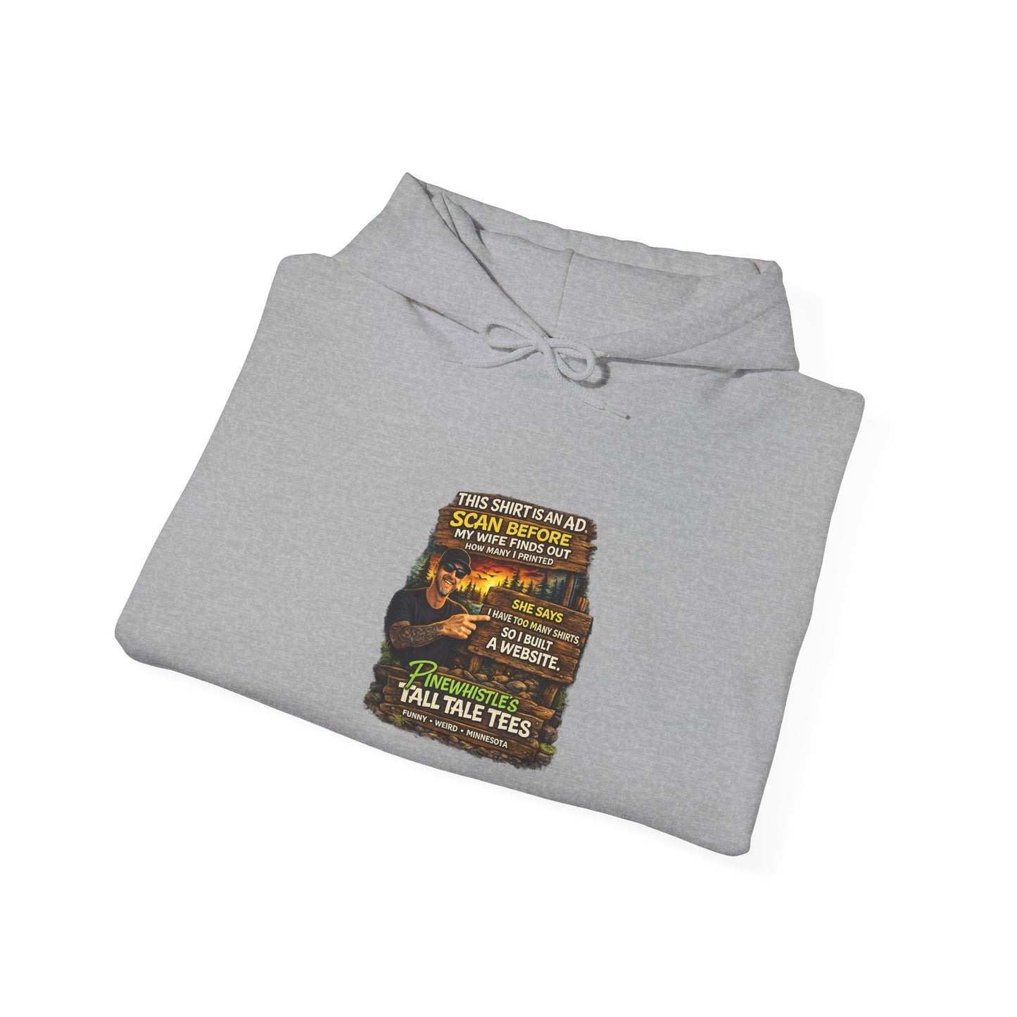 ‘Scan Before My Wife Finds Out' Hoodie