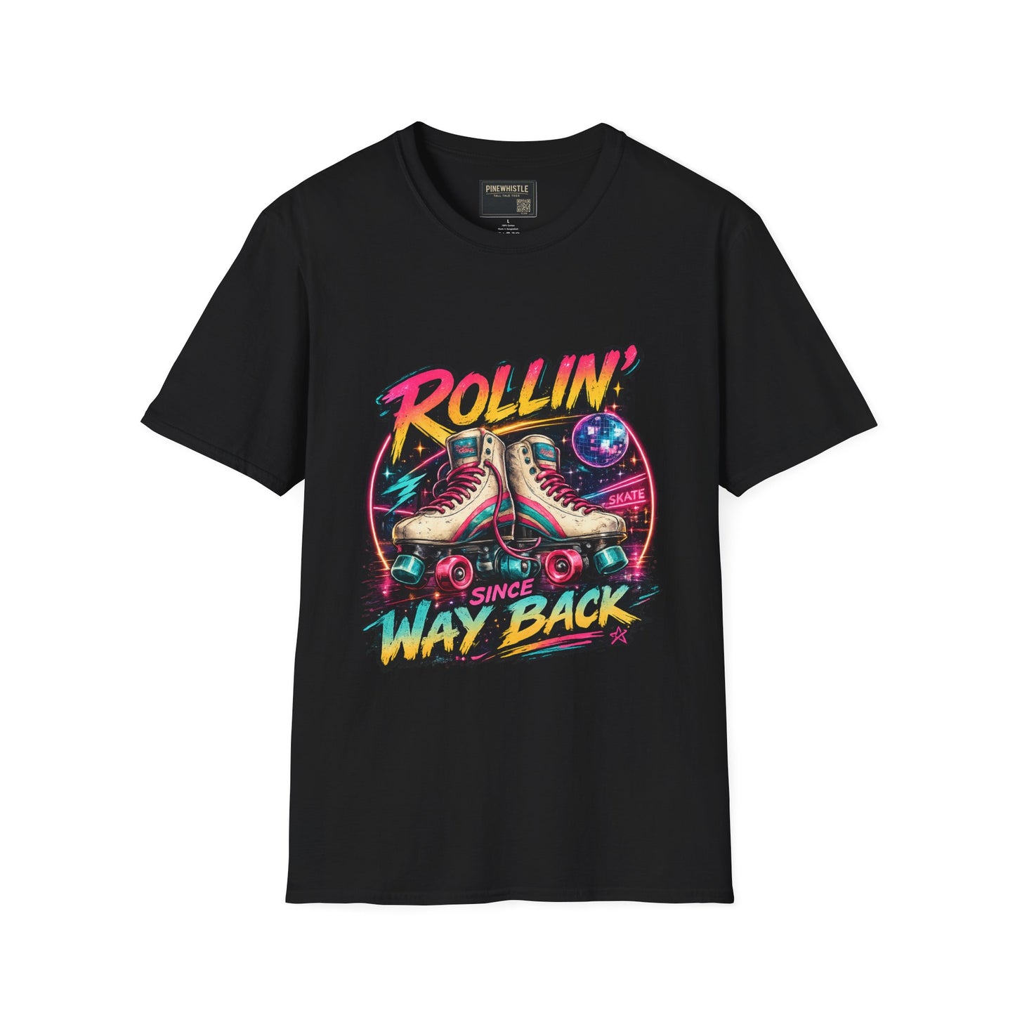 ‘Rollin Since Way Back’ Roller Skate Tee