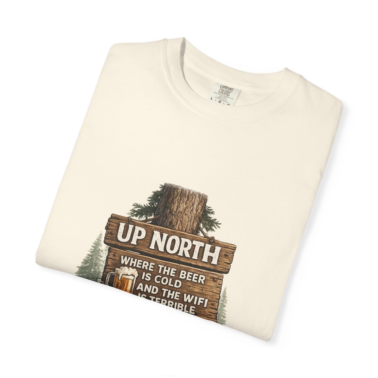 ‘Up North’ Wood Sign Tee