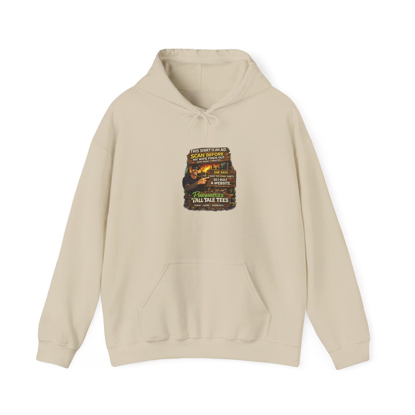 ‘Scan Before My Wife Finds Out' Hoodie