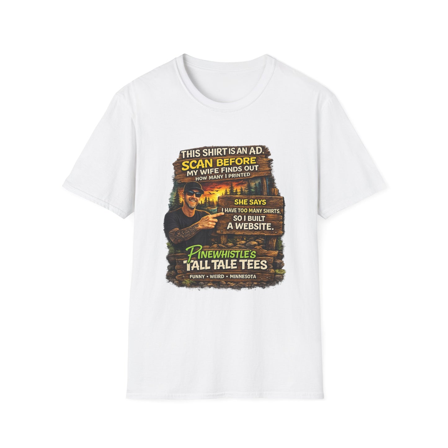 ‘Scan Before My Wife Finds Out’ Graphic Tee