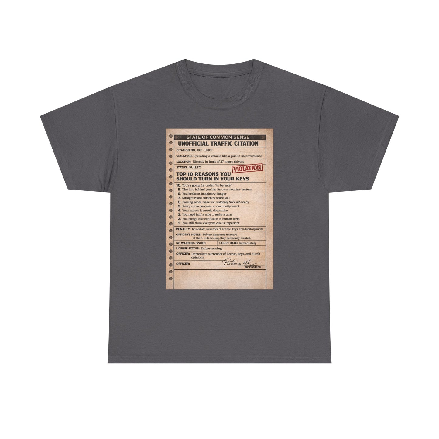 ‘You Can’t Drive’ tee