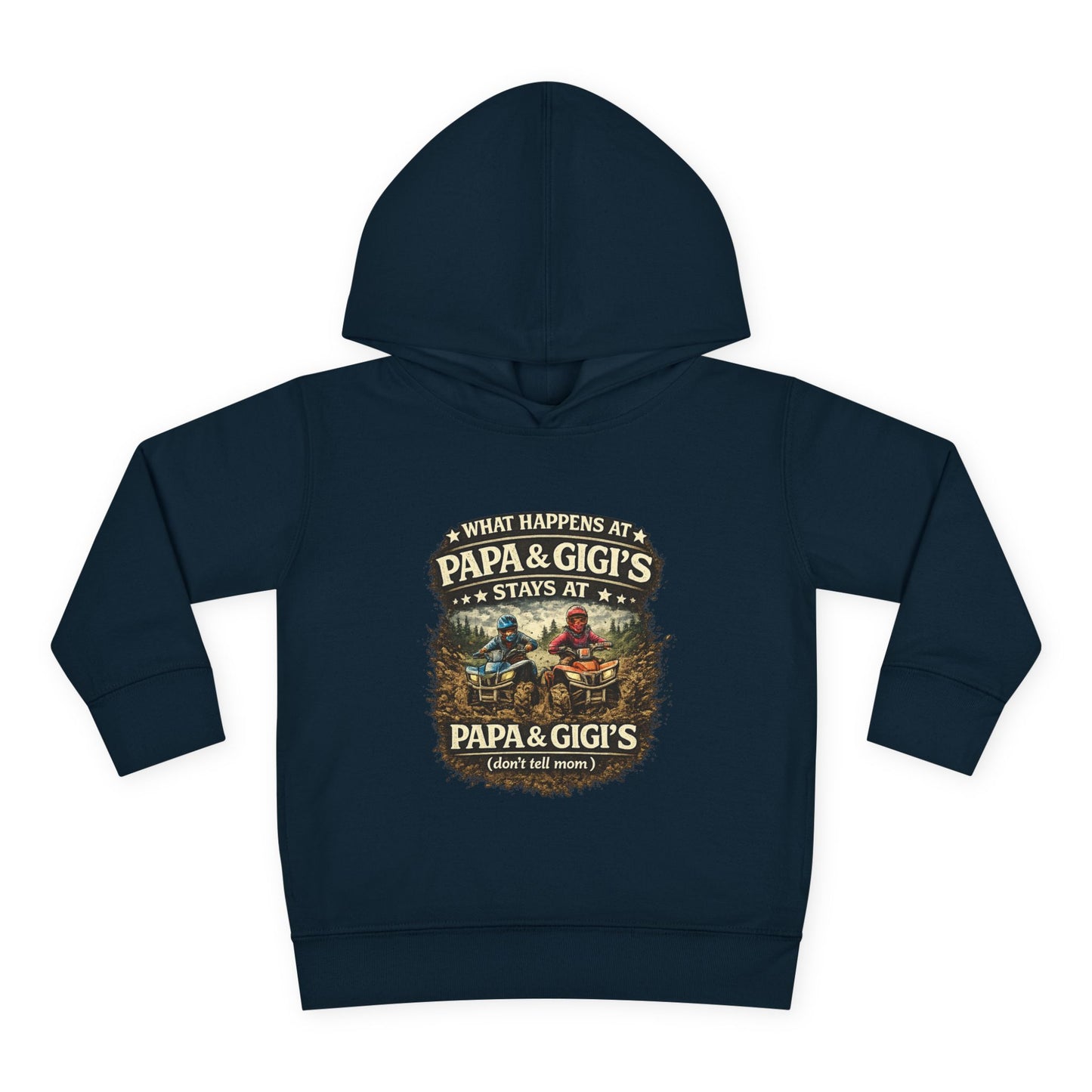 ‘What Happens at Papa & Gigi's Stays at Papa & Gigi's’ Toddler Hoodie