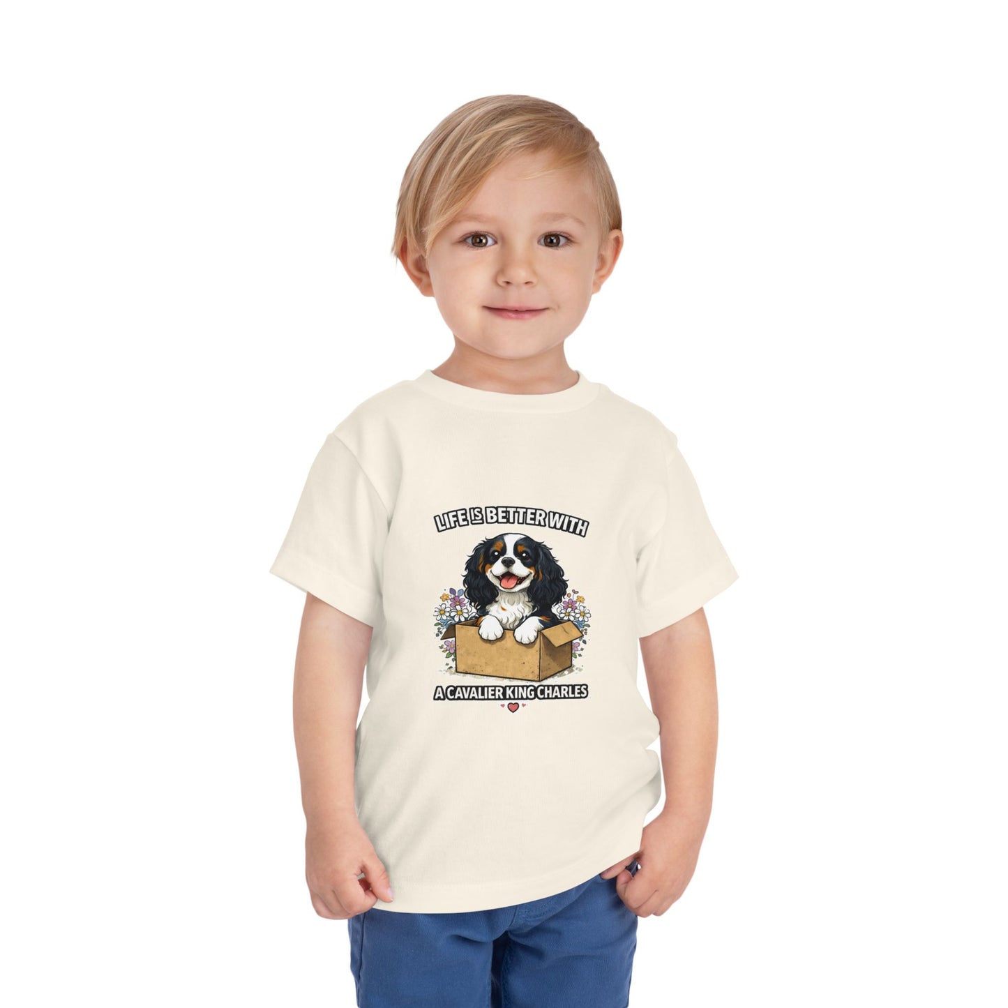 ‘Life’s Better With a Cavalier King Charles’ Toddler Tee