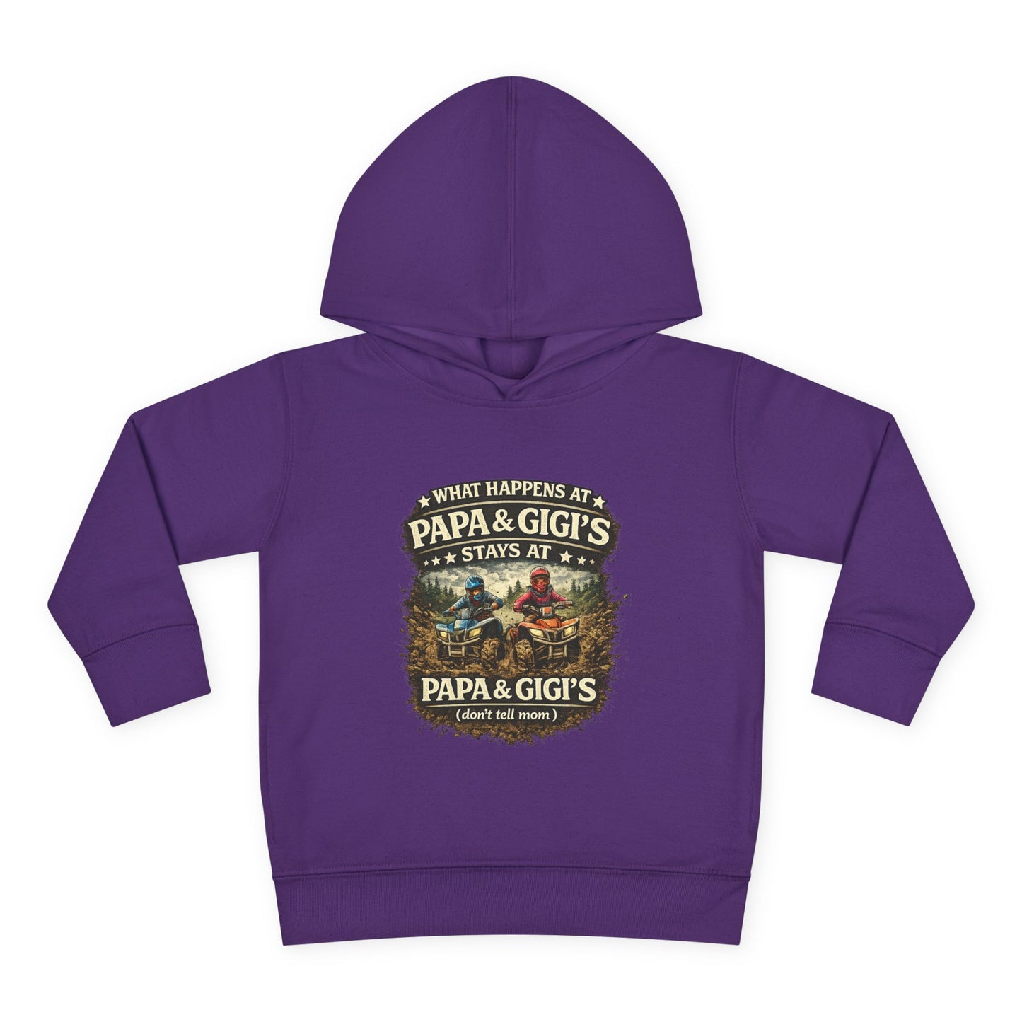 ‘What Happens at Papa & Gigi's Stays at Papa & Gigi's’ Toddler Hoodie