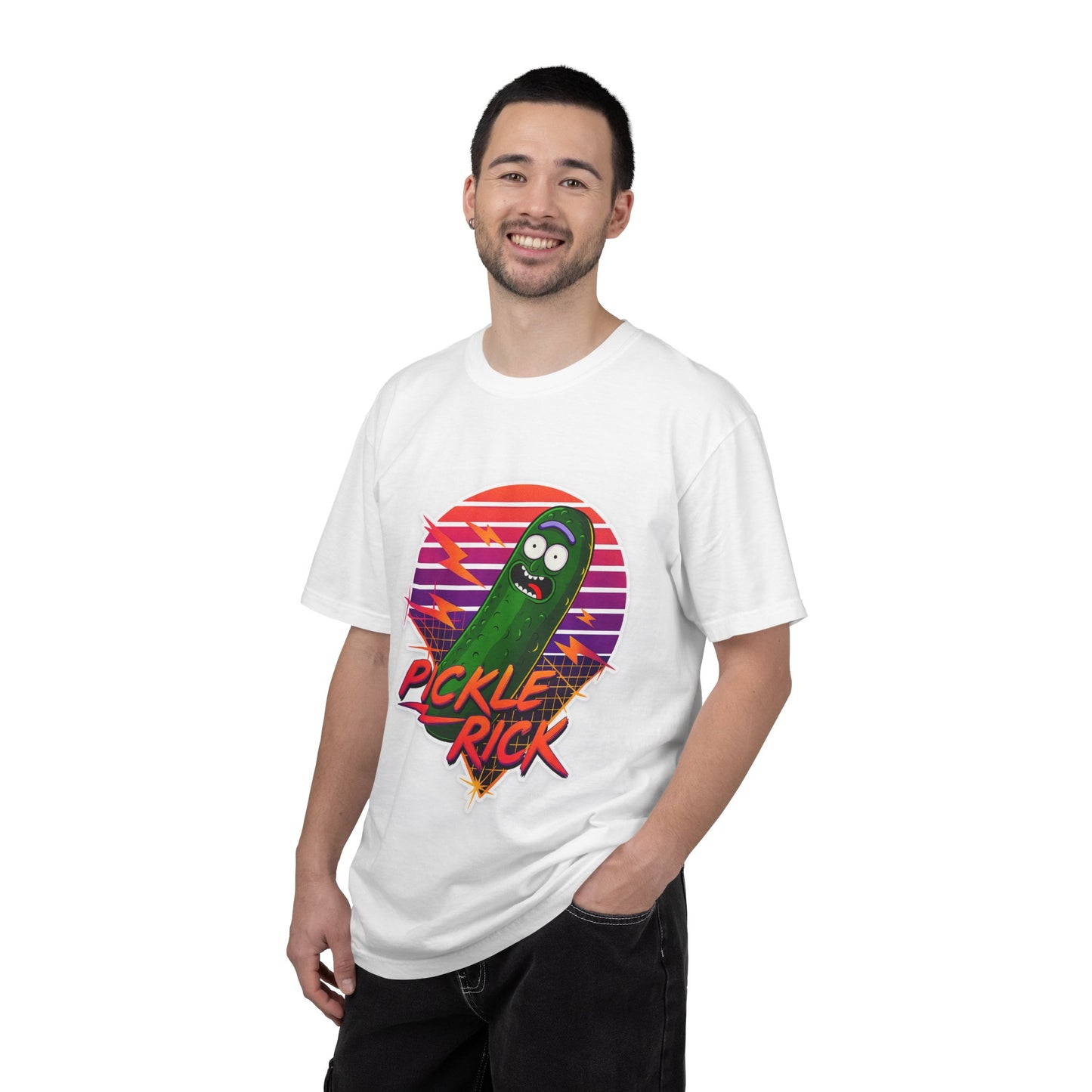 Pickle Rick Retro Graphic Tee