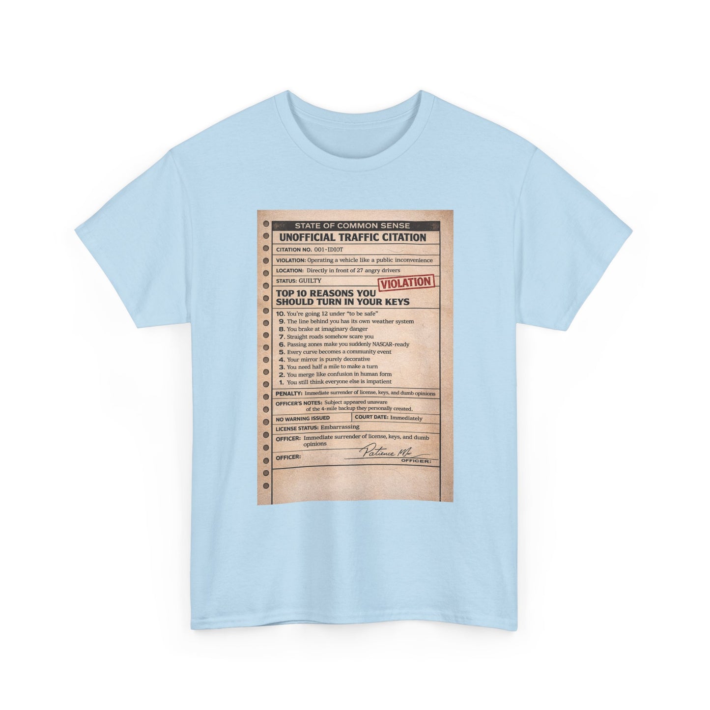 ‘You Can’t Drive’ tee