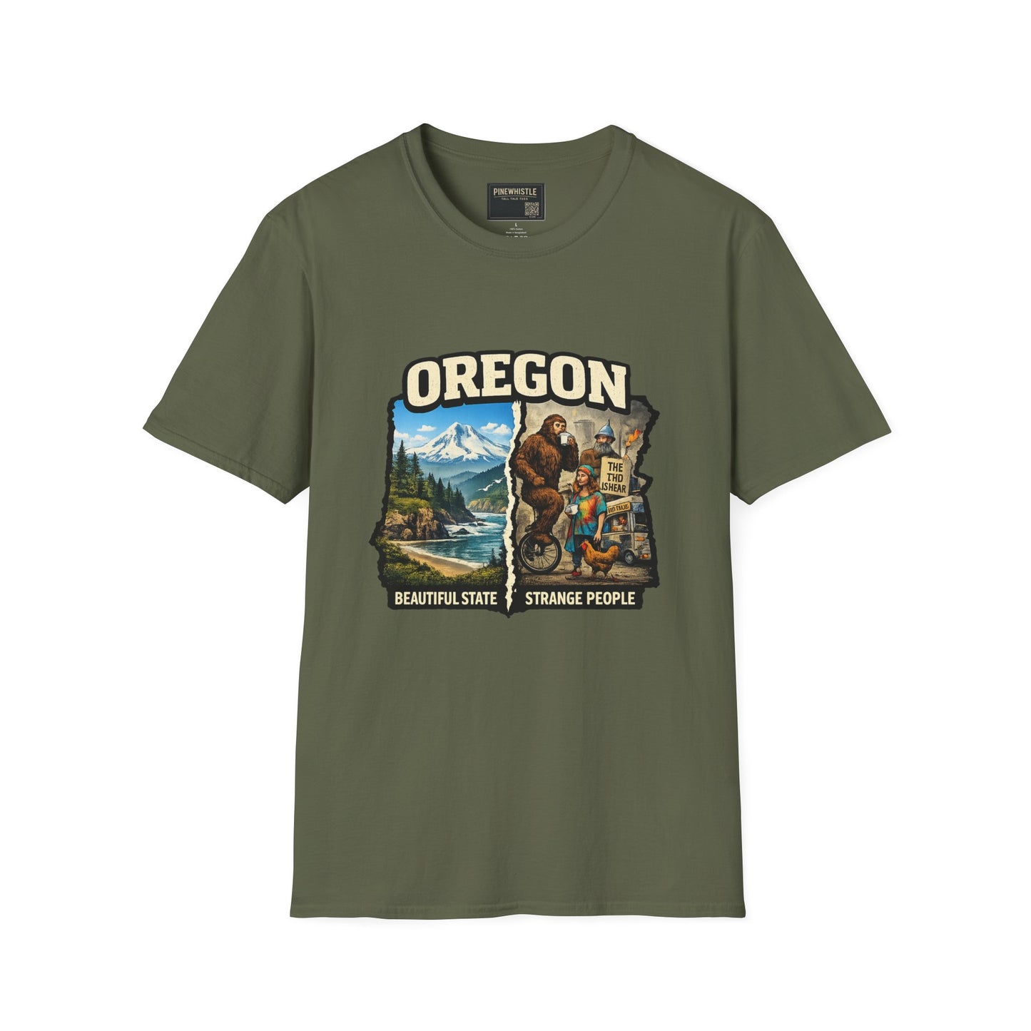 Oregon ‘Beautiful State, Strange People’ Tee