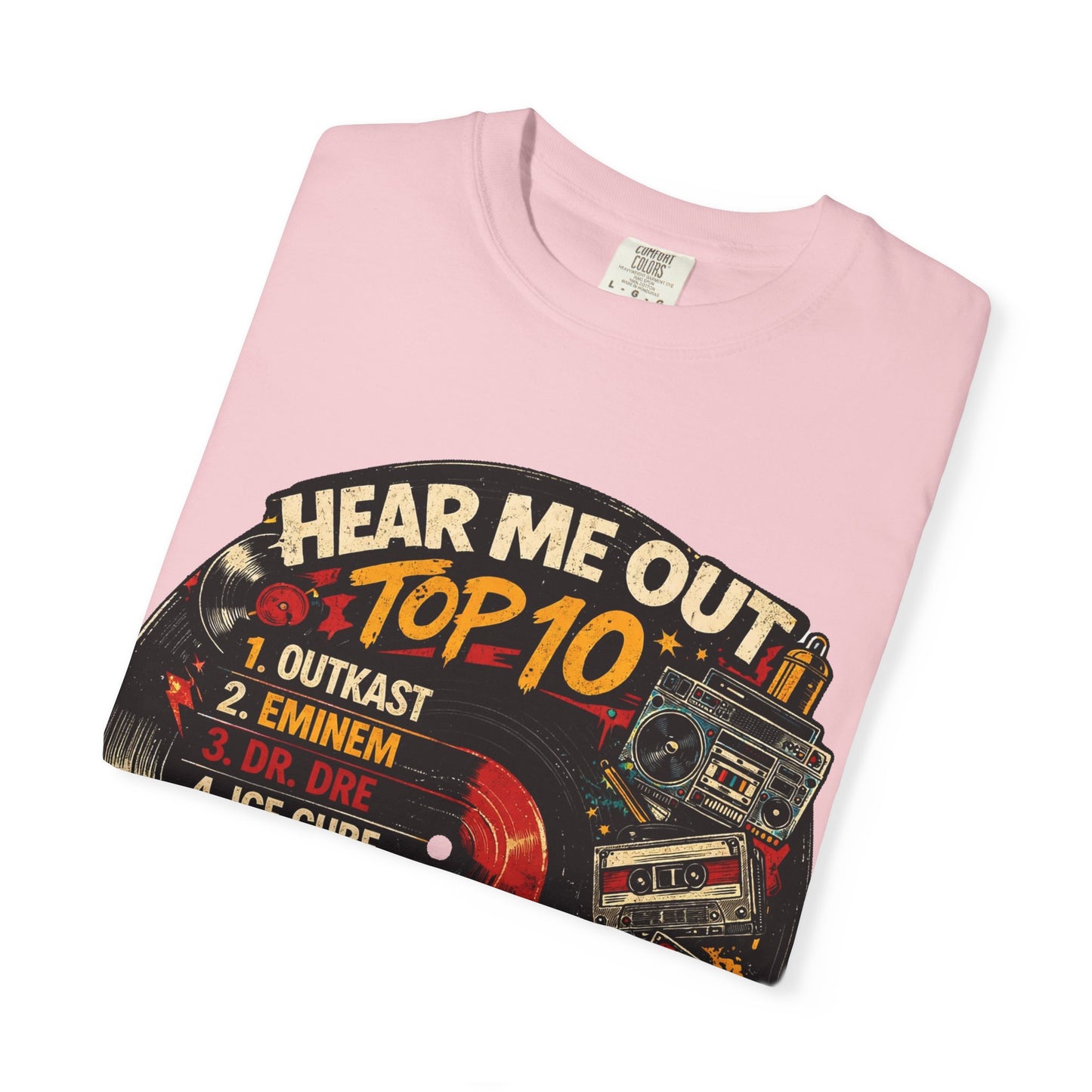 ‘Hear Me Out’ Top 10 Rap Legends Tee