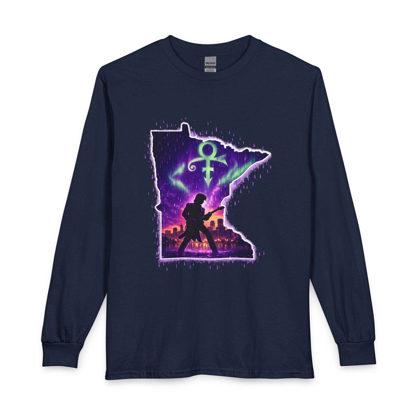 Minnesota Rocking Skyline Long Sleeve Tee